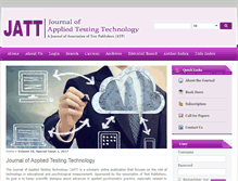 Tablet Screenshot of jattjournal.com